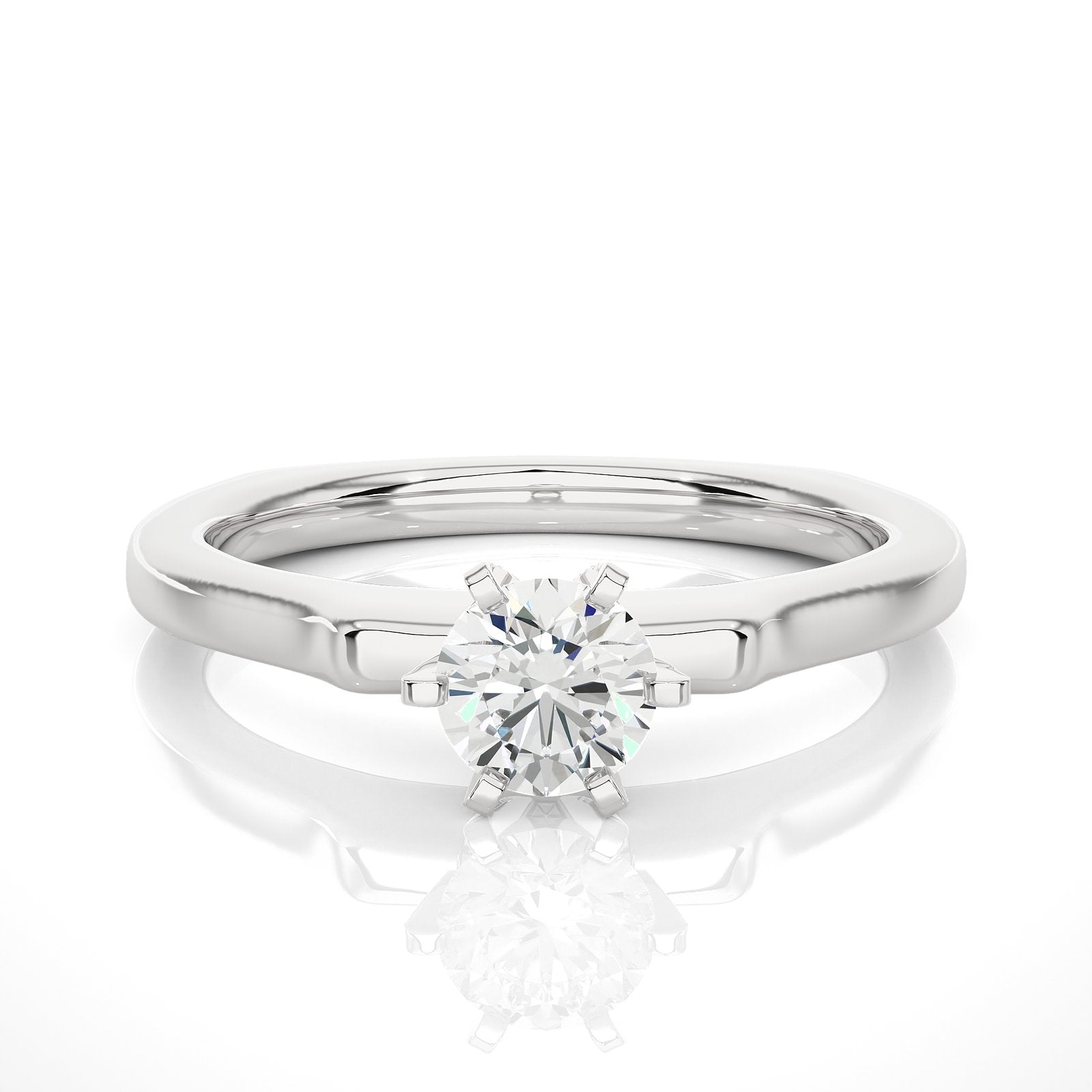 Solitaire Ring RS_RD_140 - WG