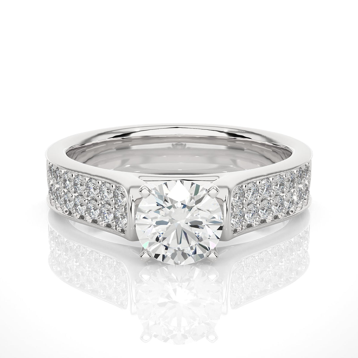 Solitaire Ring RP_RD_110 - WG