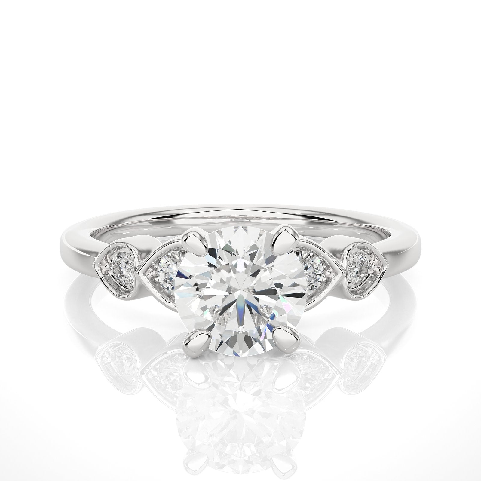 Solitaire Ring RC_RD_154 - WG