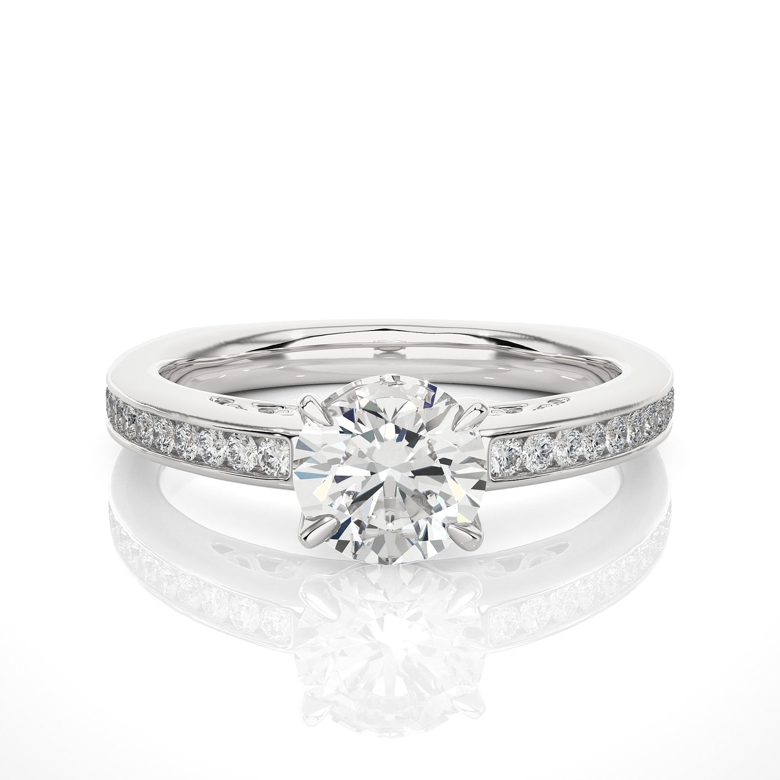 Solitaire Ring RC_CU_171 - WG
