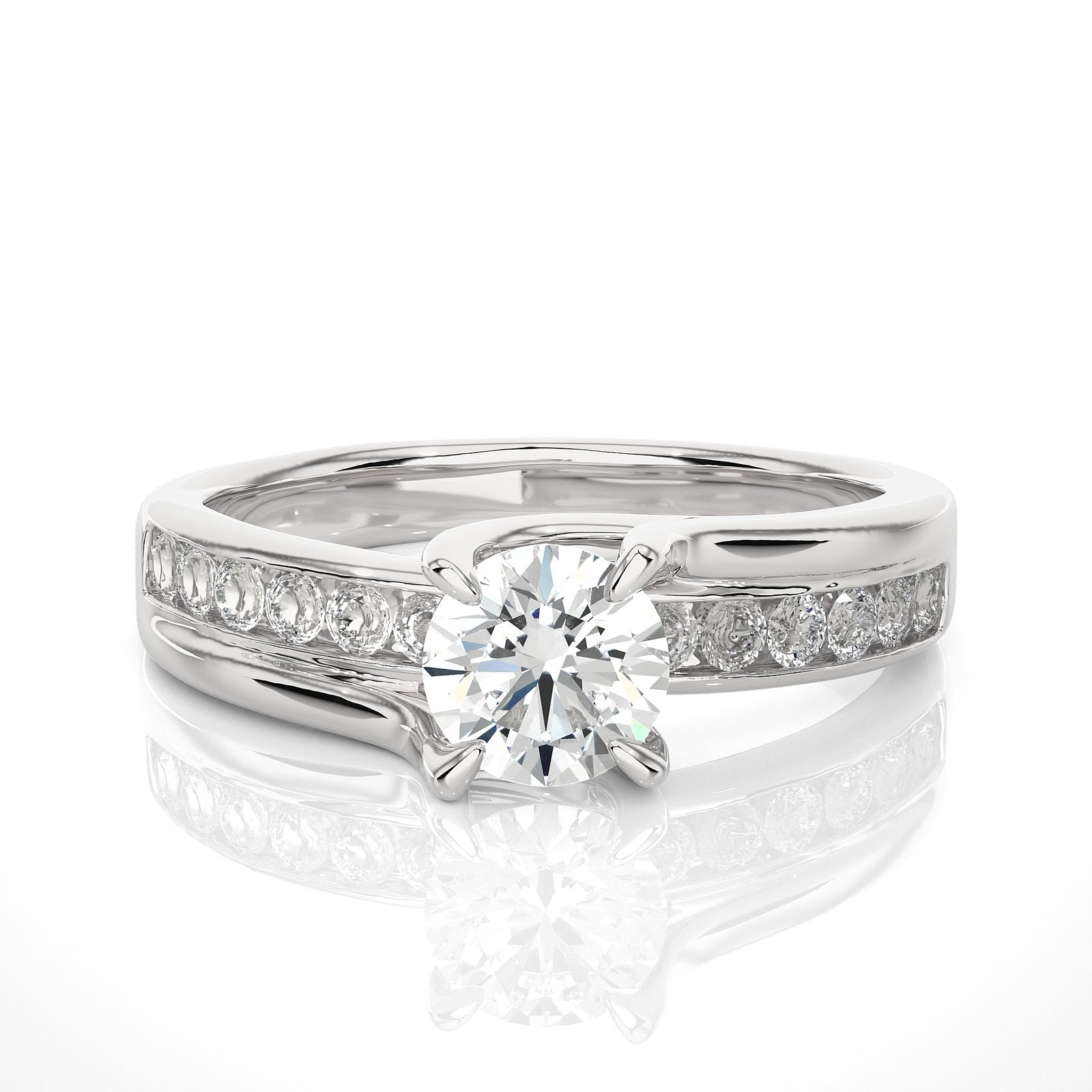 Solitaire Ring RC_RD_216 - WG