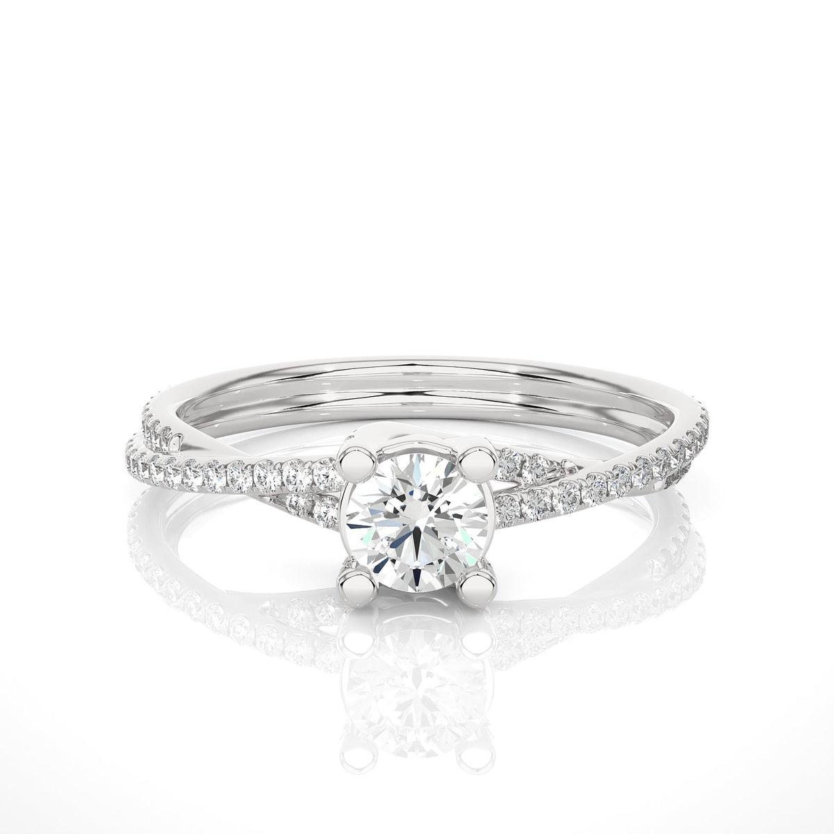 Solitaire Ring RP_RD_184 - WG