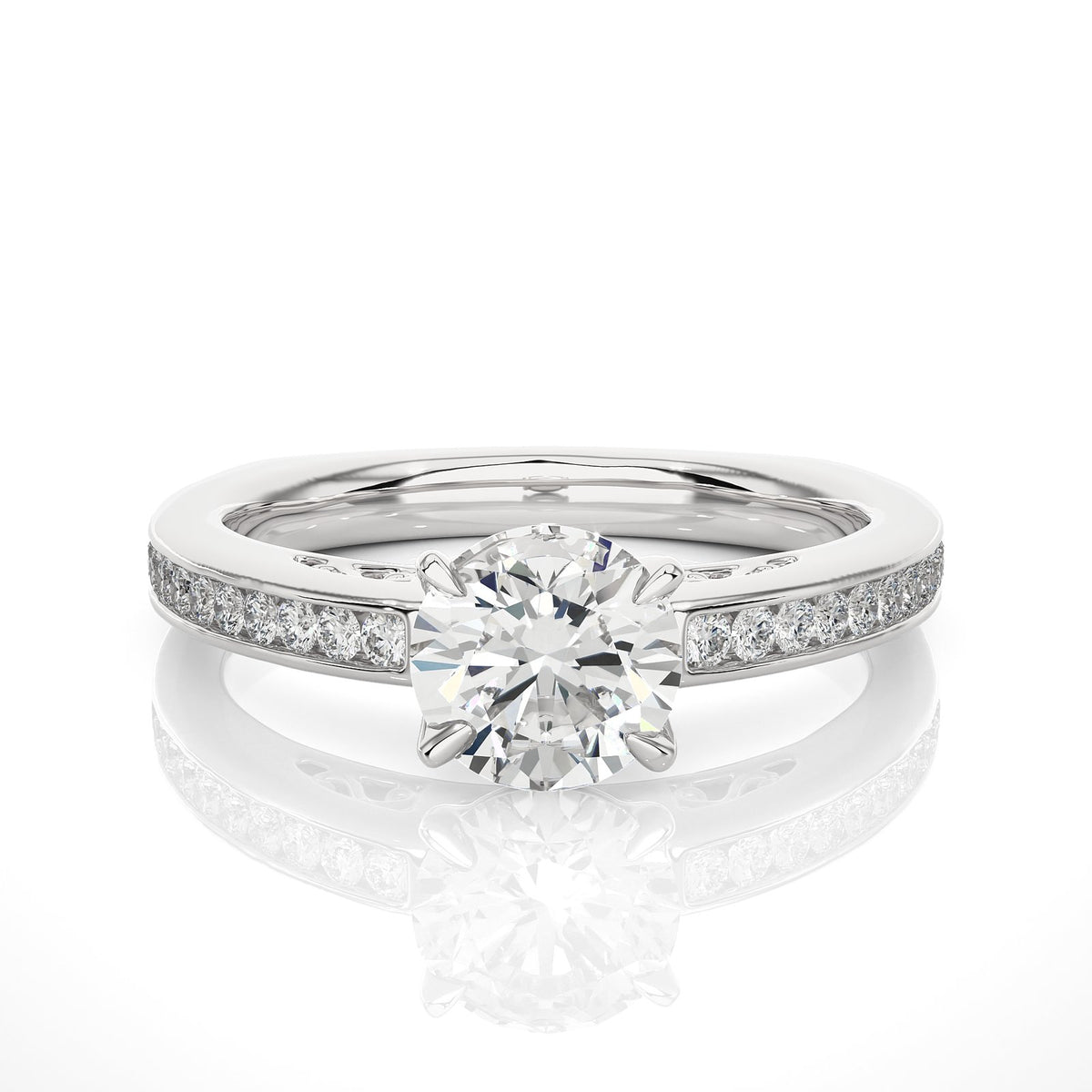 Solitaire Ring RC_CU_171 - WG