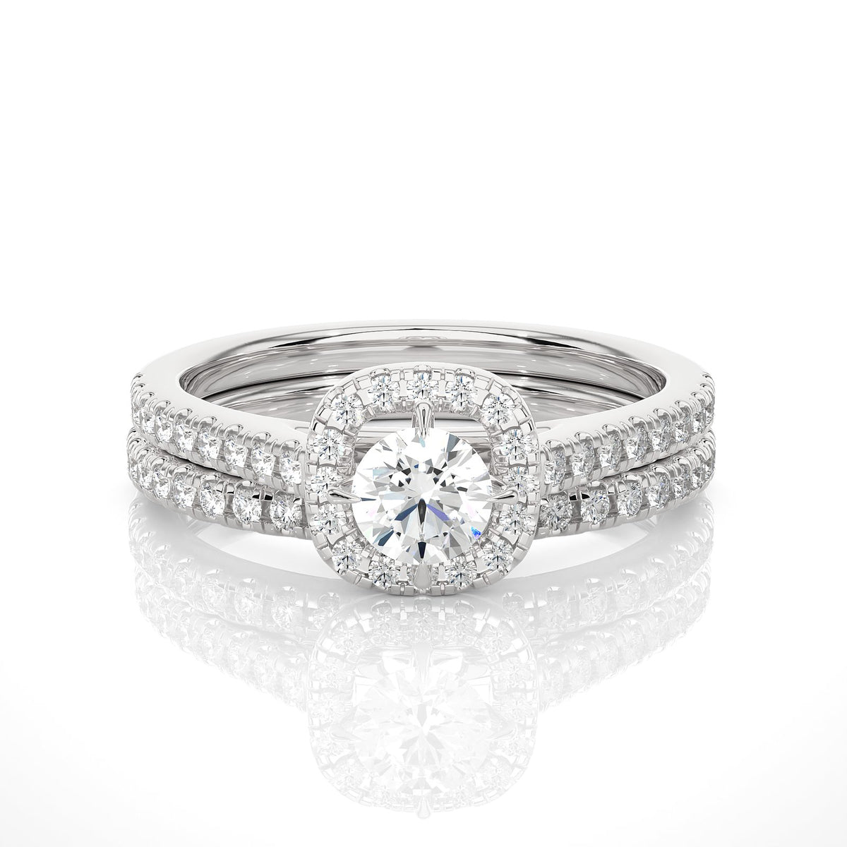 Solitaire Ring RH_RD_297 - WG