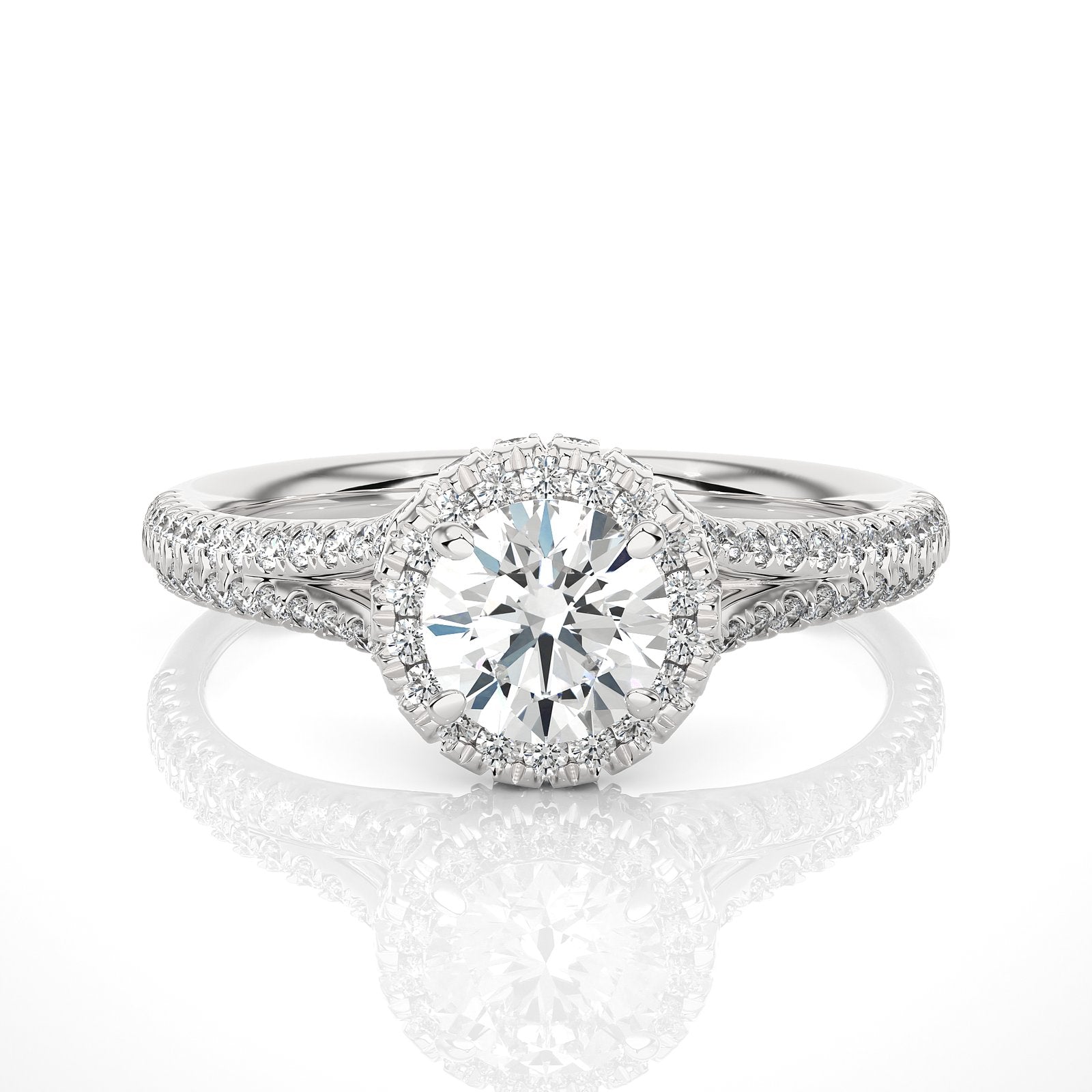 Solitaire Ring RH_RD_242 - WG
