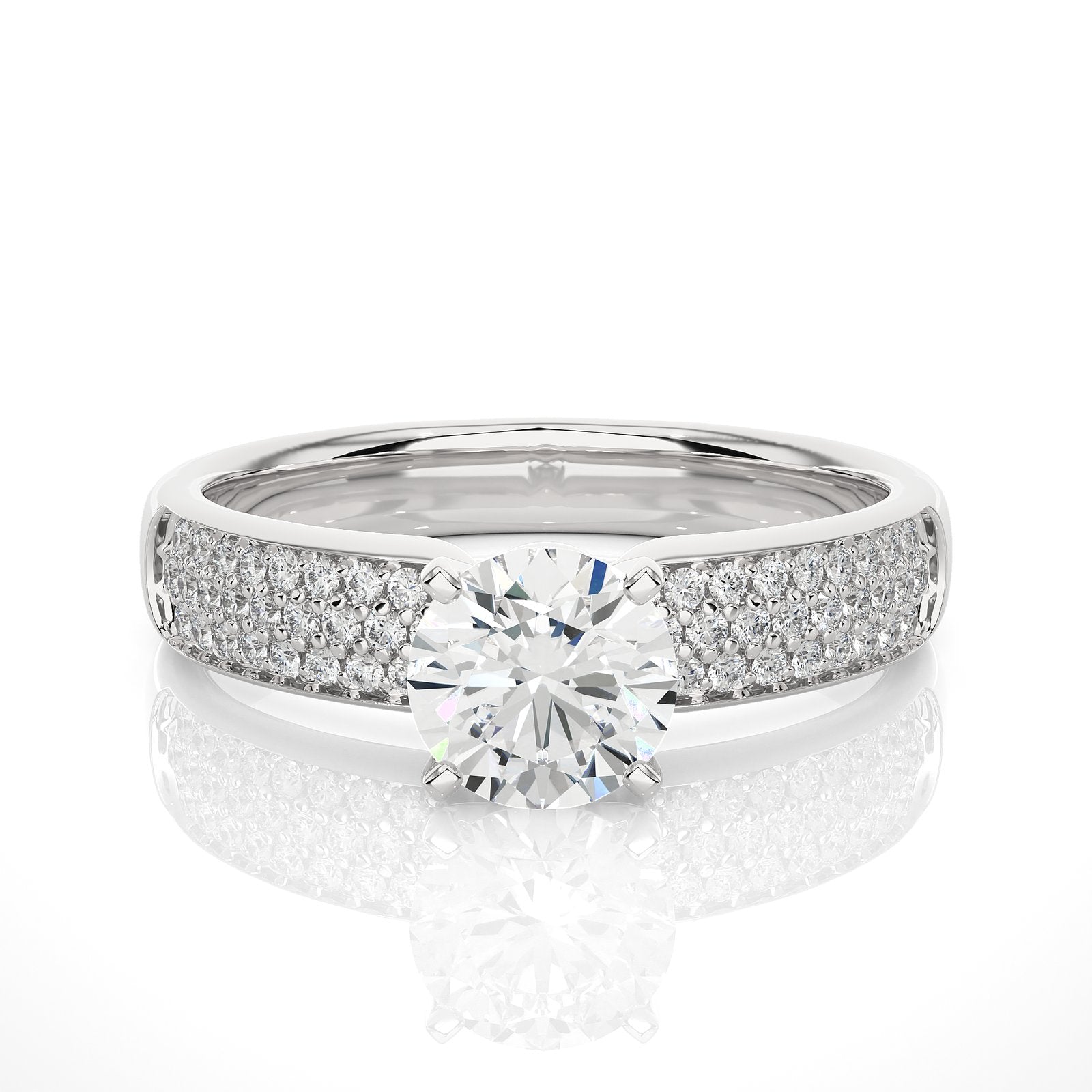 Solitaire Ring RP_RD_109 - WG