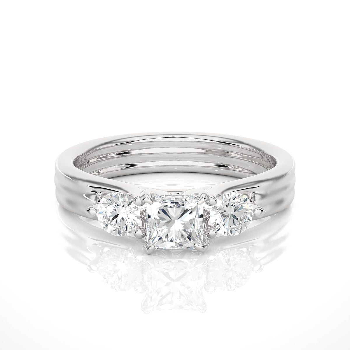 Solitaire Ring R3_PR_142 - WG