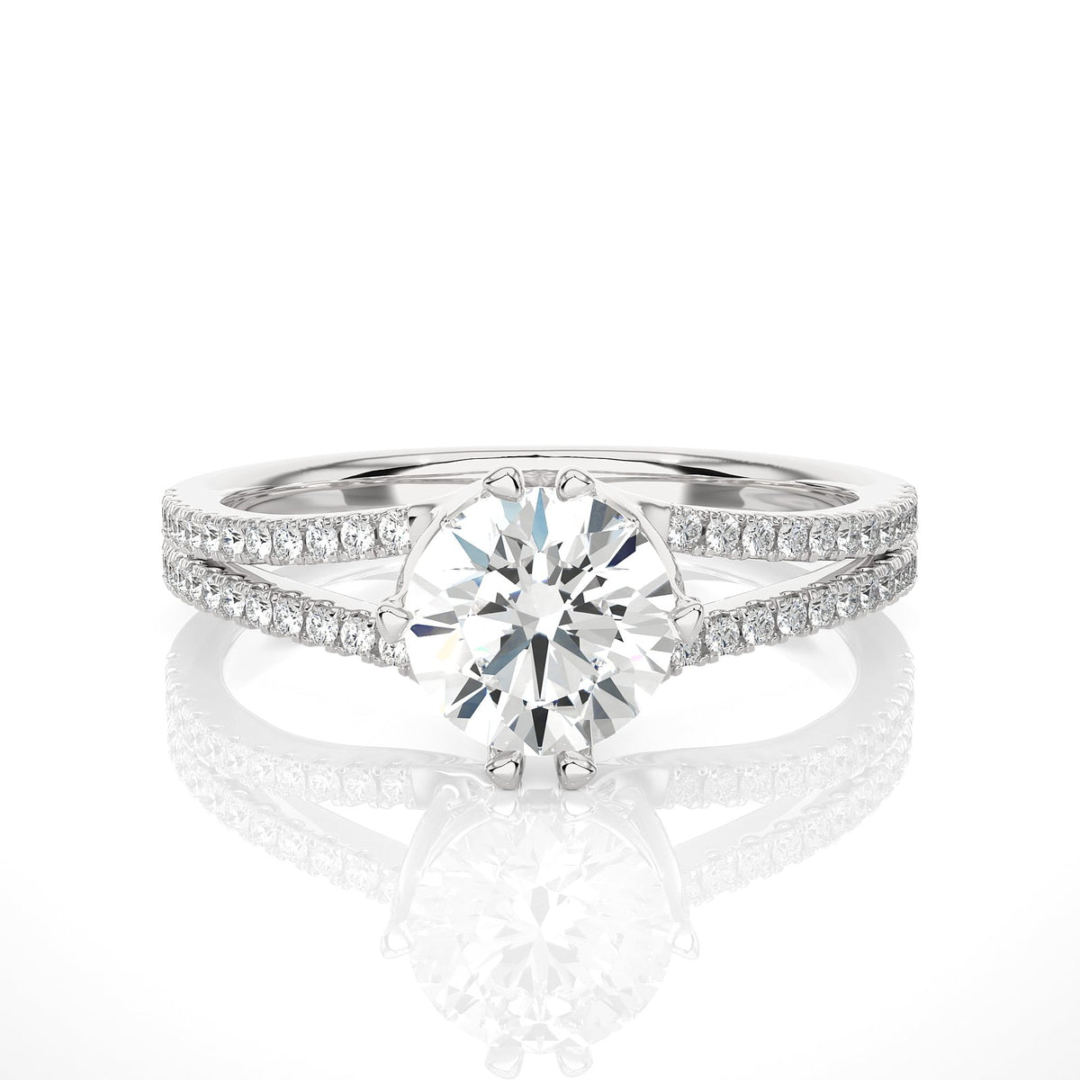 Solitaire Ring RP_RD_108 - WG