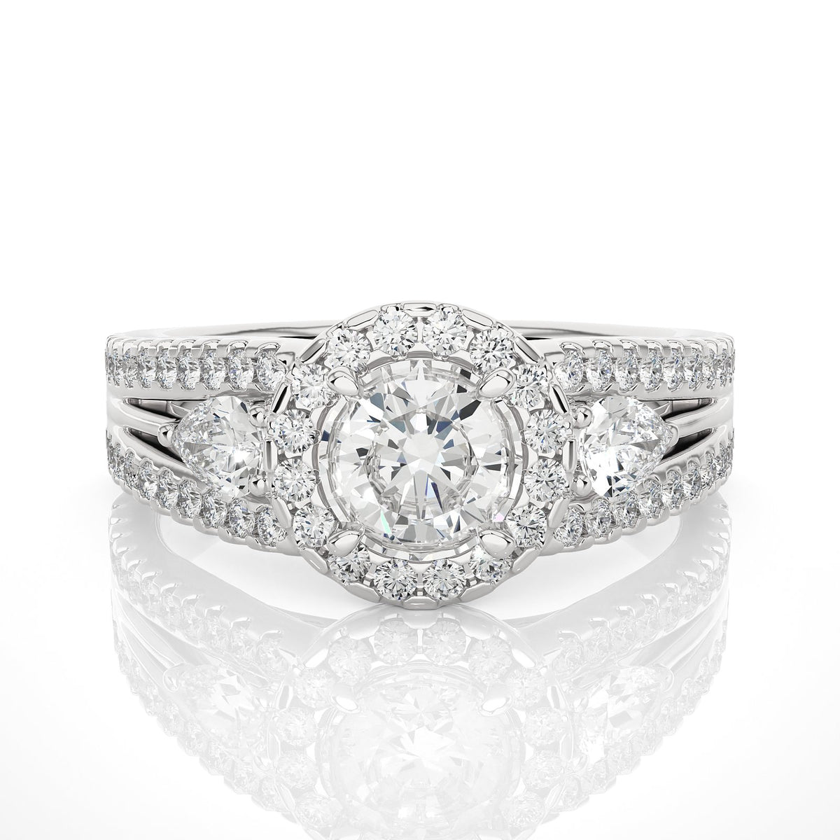 Solitaire Ring R3_RD_152 - WG