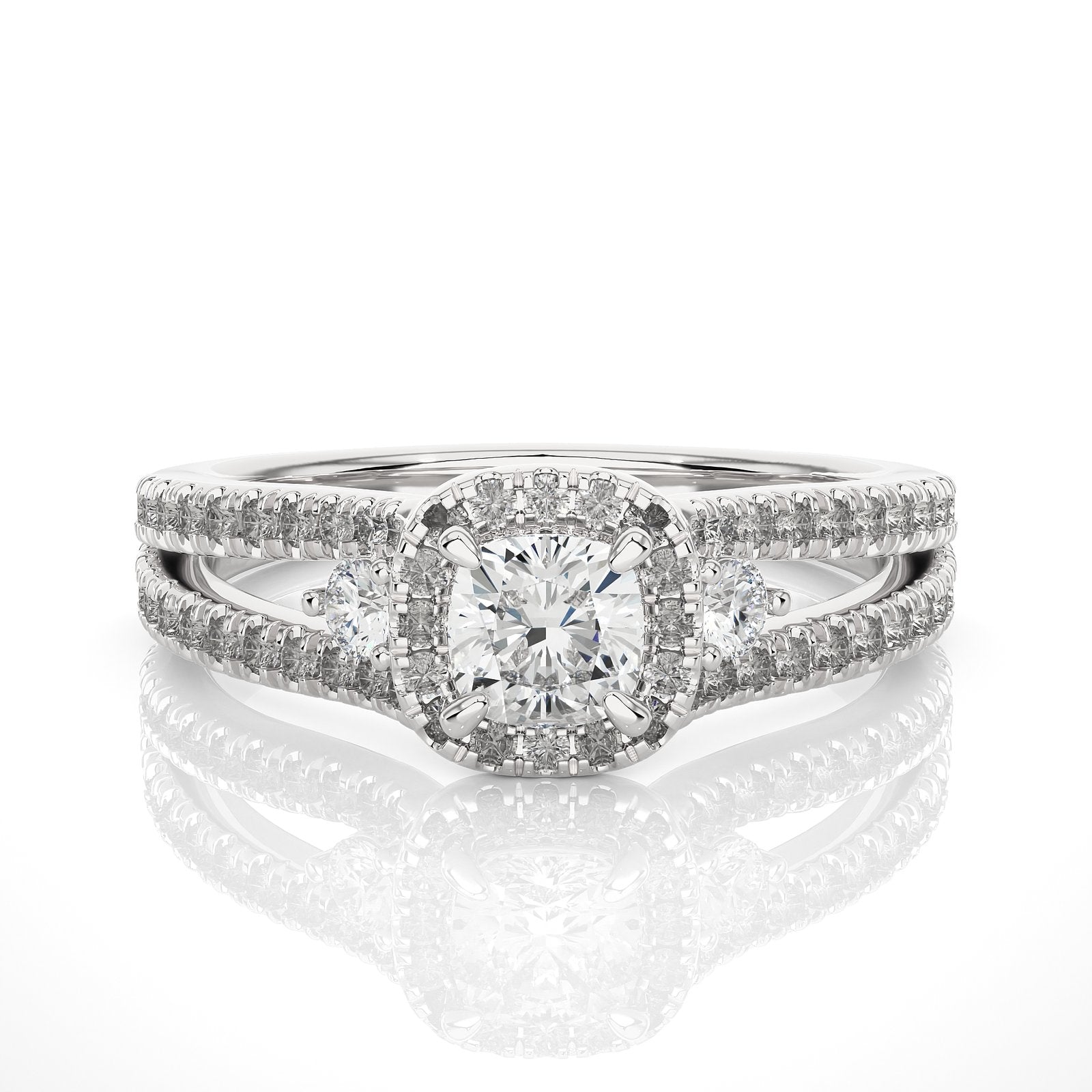 Solitaire Ring R3_RD_174 - WG
