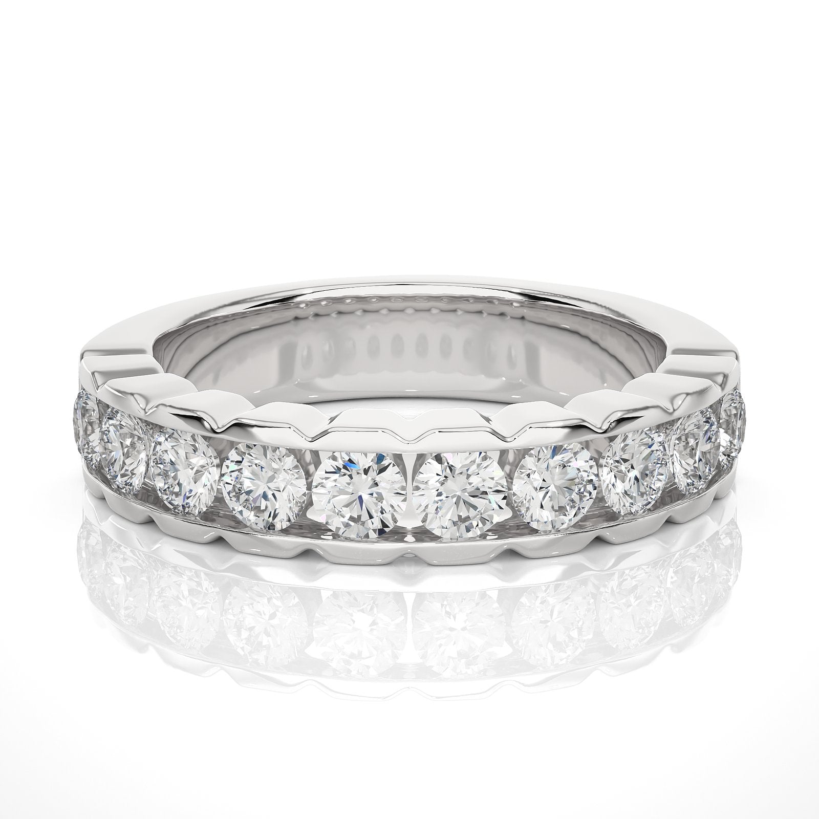Wedding Band WB_RD_107 - WG
