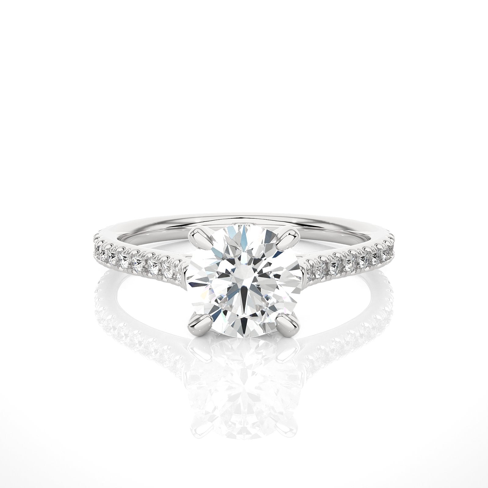 Solitaire Ring RC_RD_114 - WG