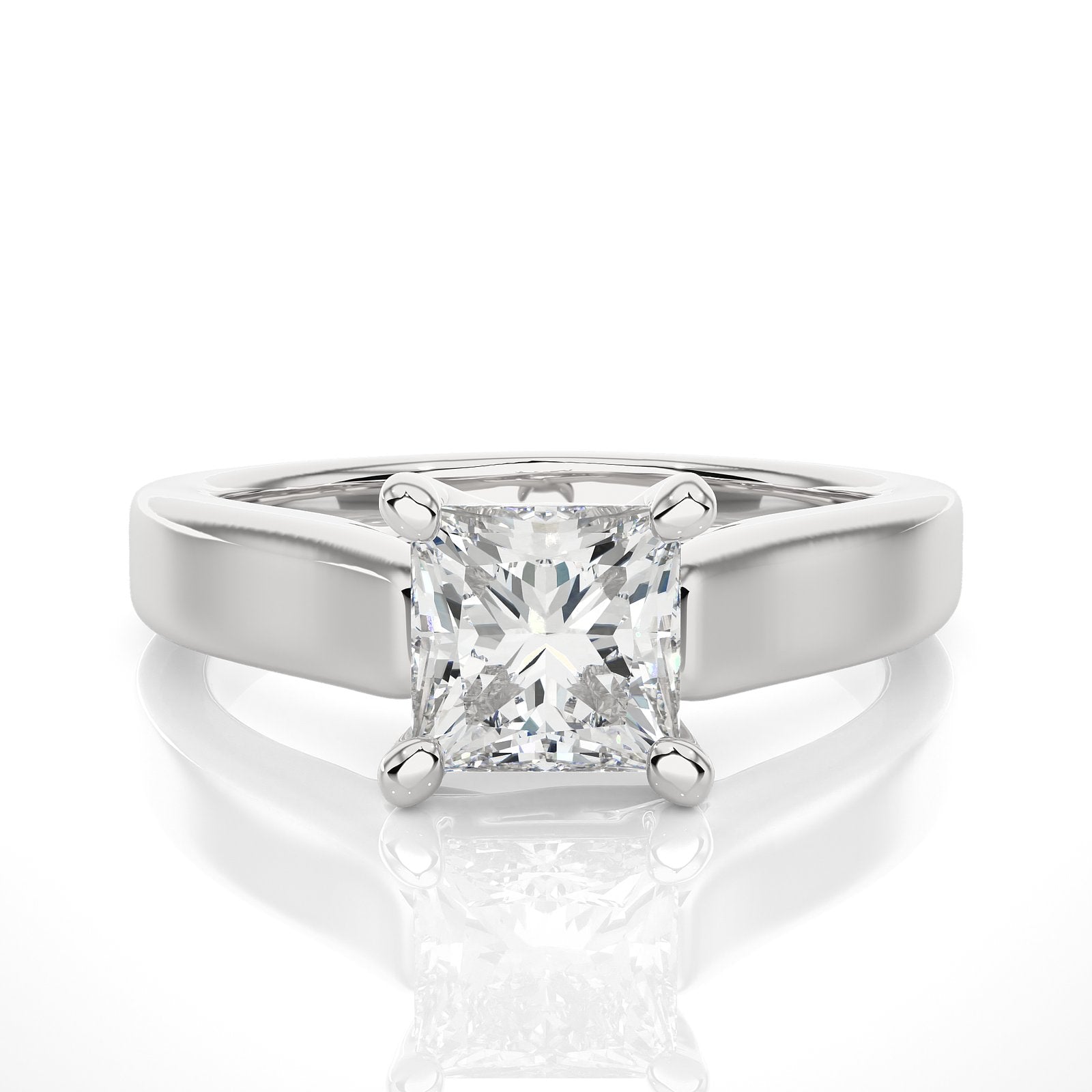 Solitaire Ring RS_PR_124 - WG