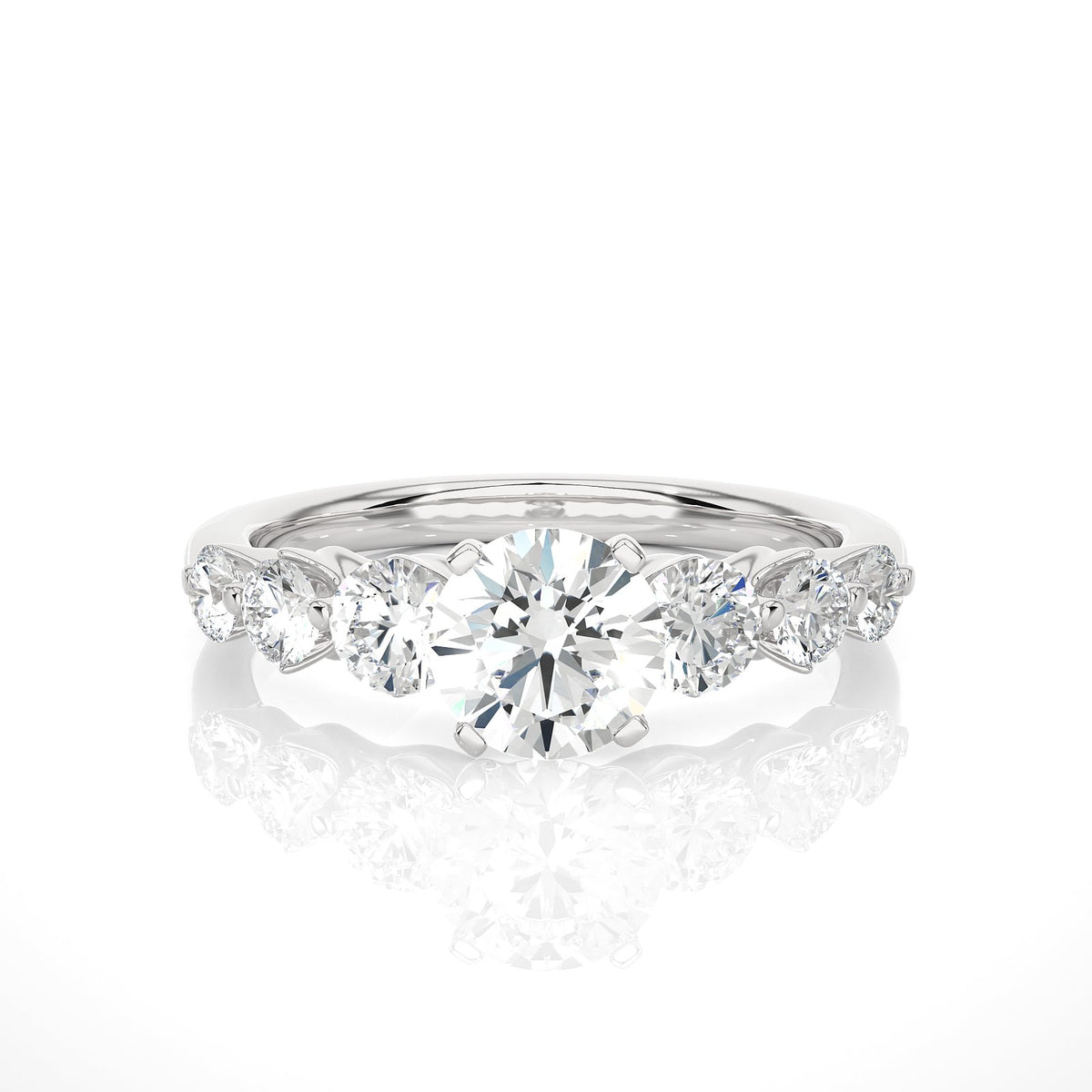 Solitaire Ring RC_RD_106 - WG