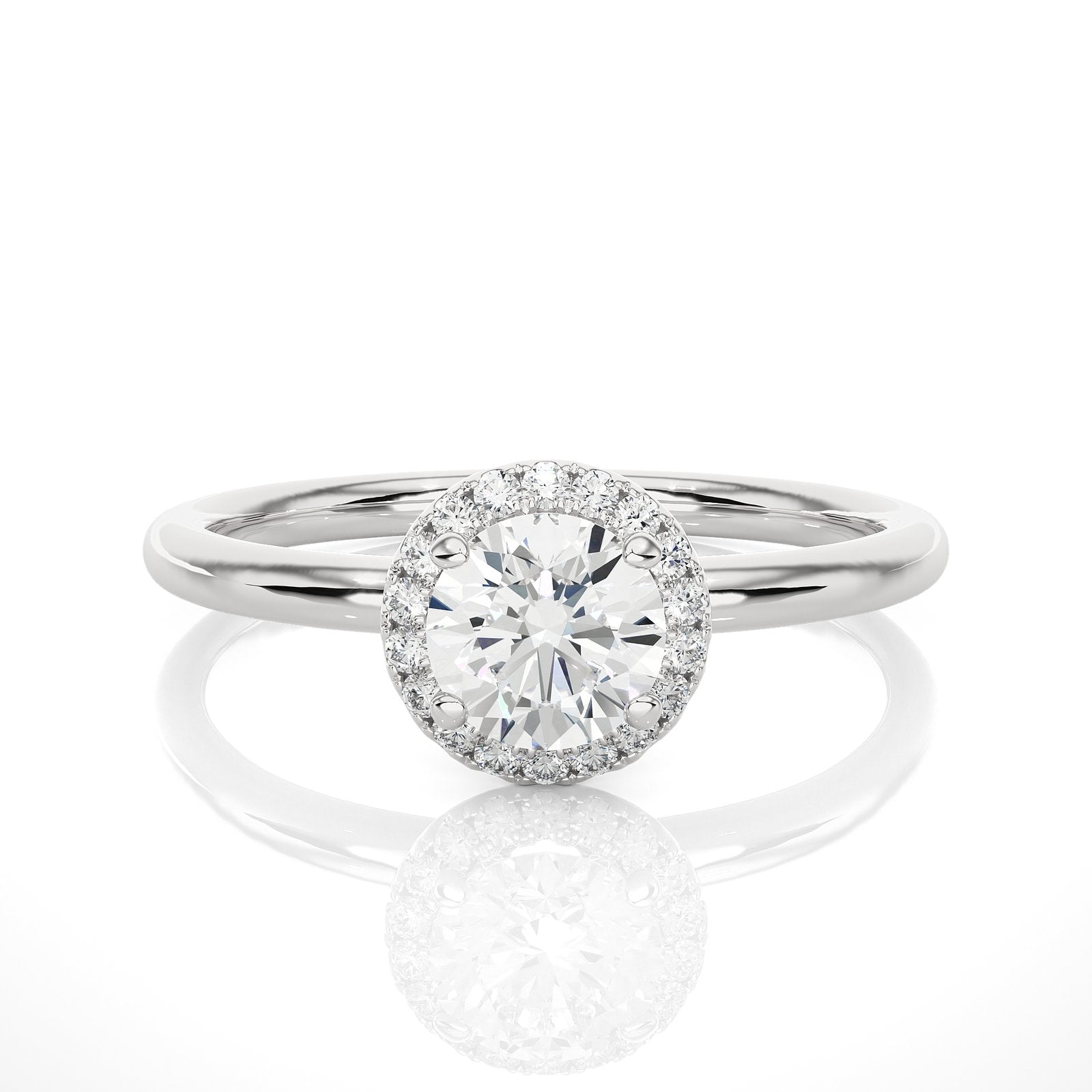 Solitaire Ring RH_RD_216 - WG
