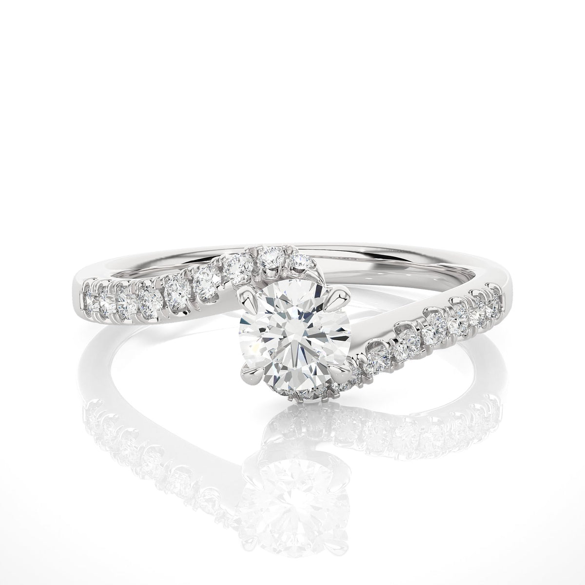 Solitaire Ring RP_RD_154 - WG