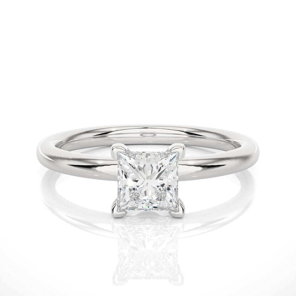 Solitaire Ring RS_PR_181 - WG