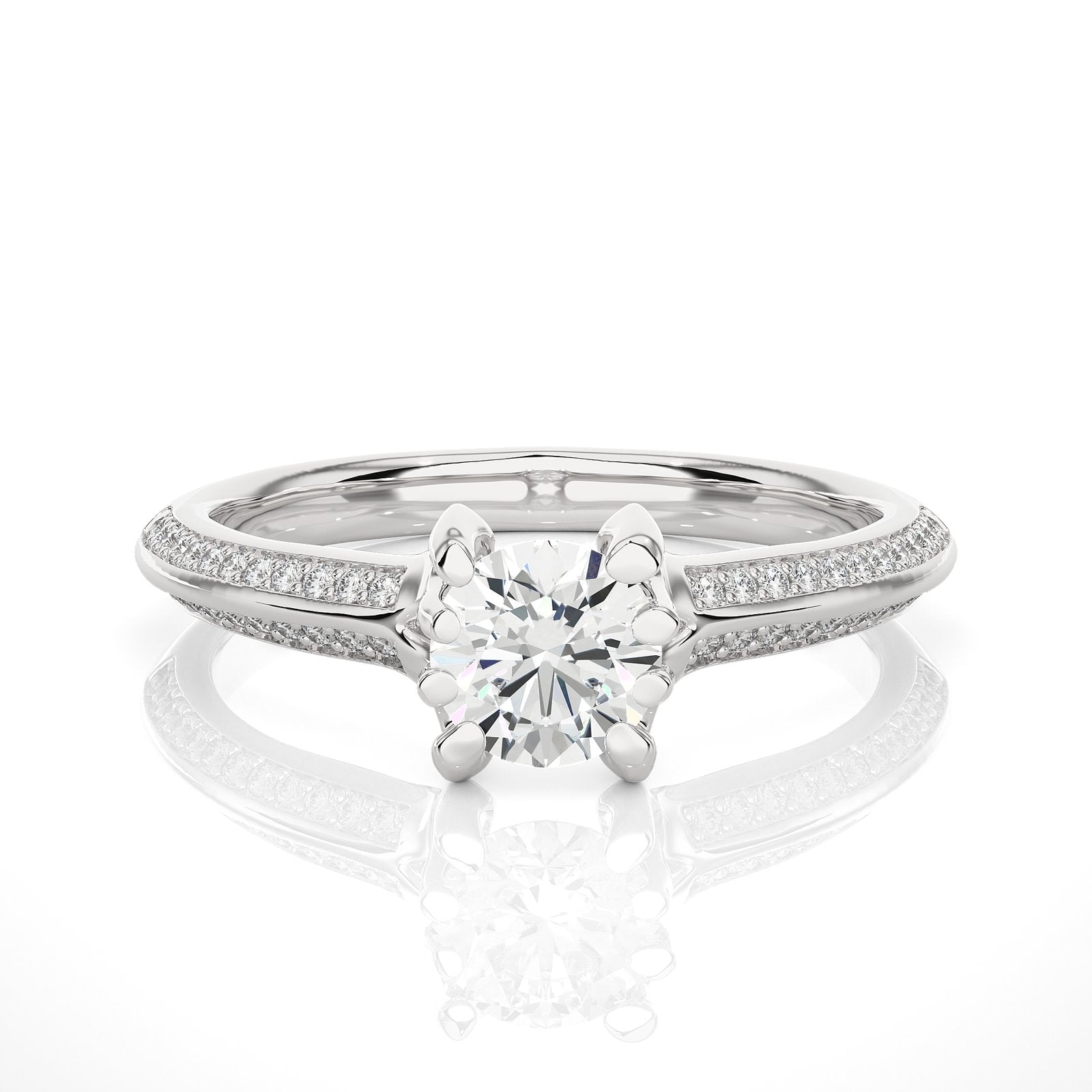 Solitaire Ring RP_RD_170 - WG