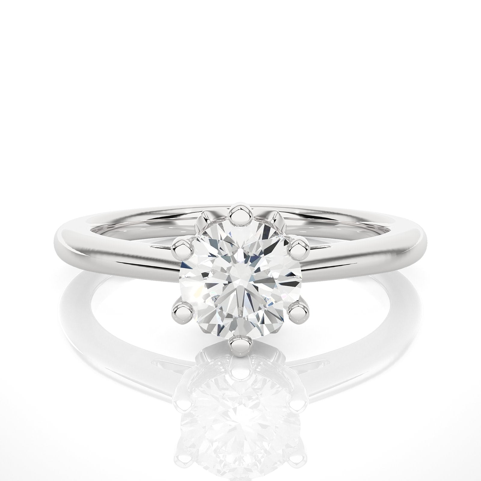 Solitaire Ring RS_RD_114 - WG