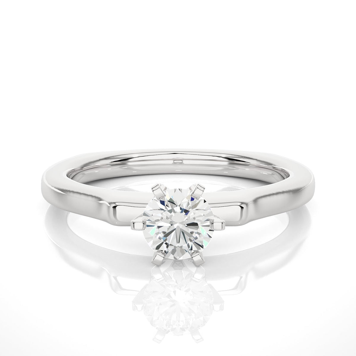 Solitaire Ring RS_RD_140 - WG
