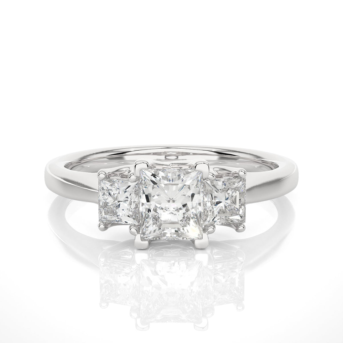 Solitaire Ring R3_PR_158 - WG