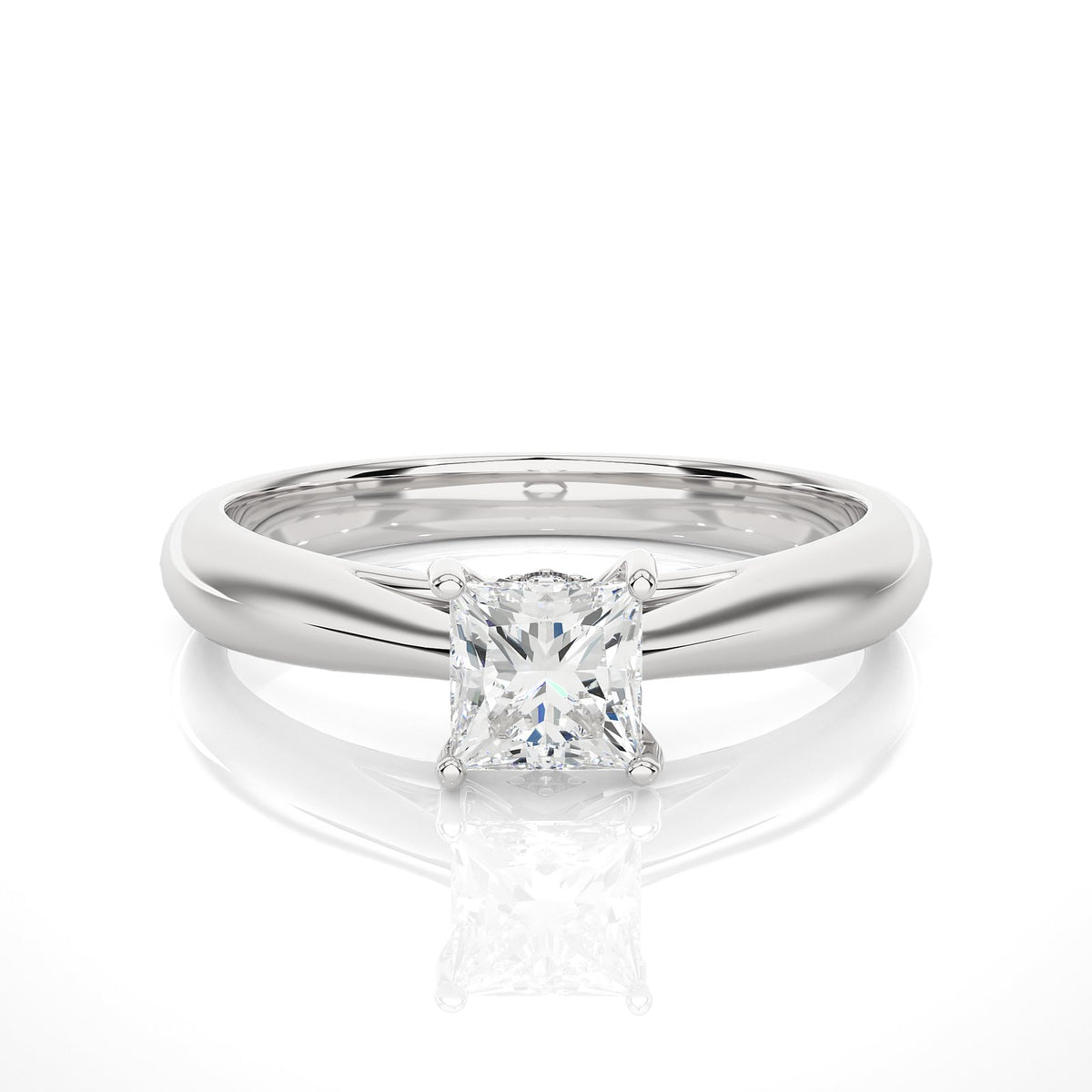 Solitaire Ring RS_PR_156 - WG