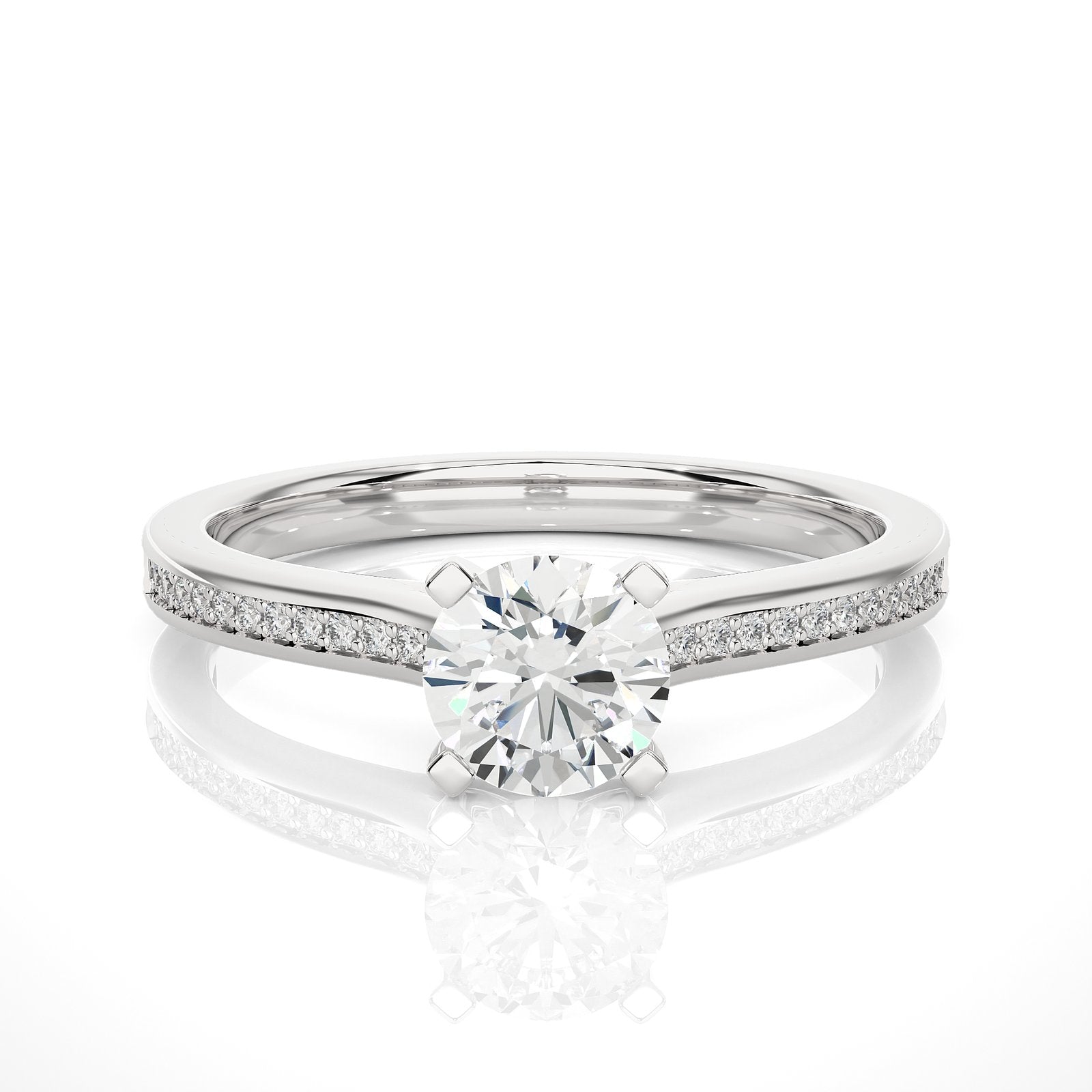 Solitaire Ring RC_AS_229 - WG