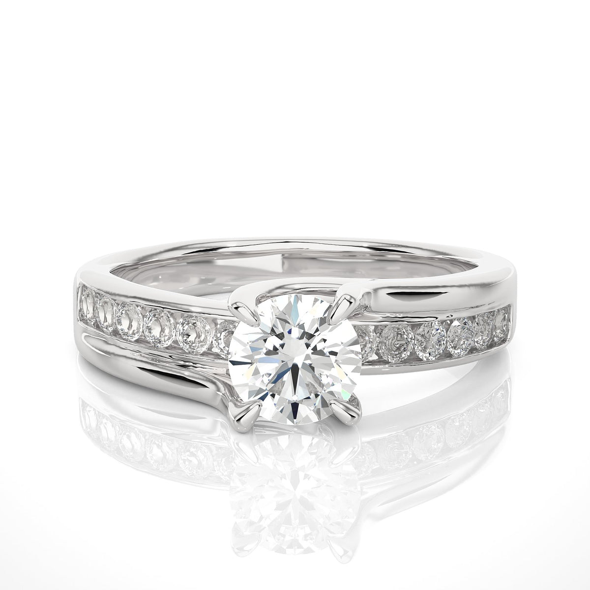 Solitaire Ring RC_RD_216 - WG