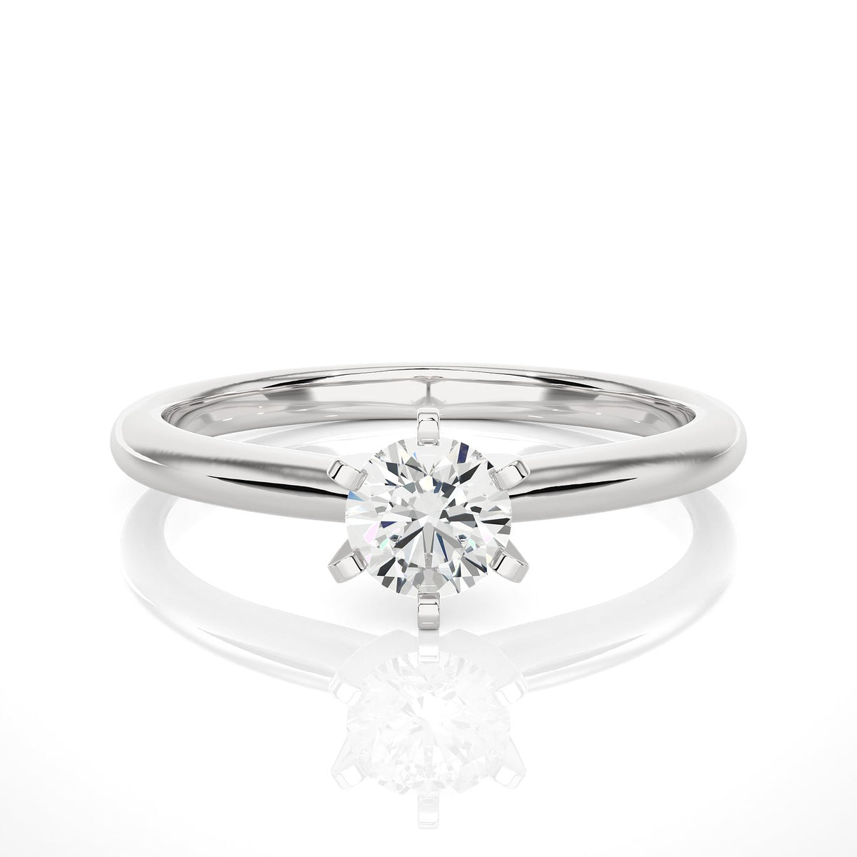 Solitaire Ring RS_RD_154 - WG