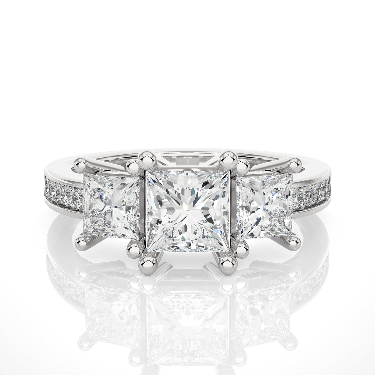 Solitaire Ring R3_PR_132 - WG