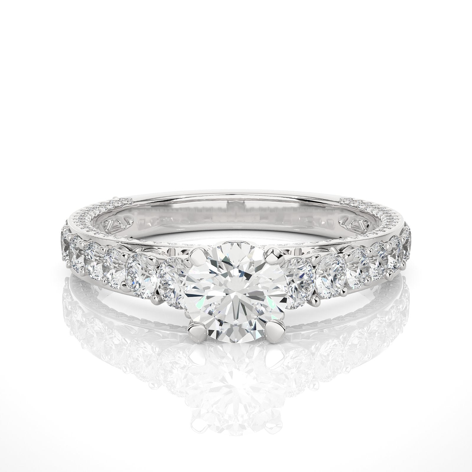 Solitaire Ring RV_RD_129 - WG