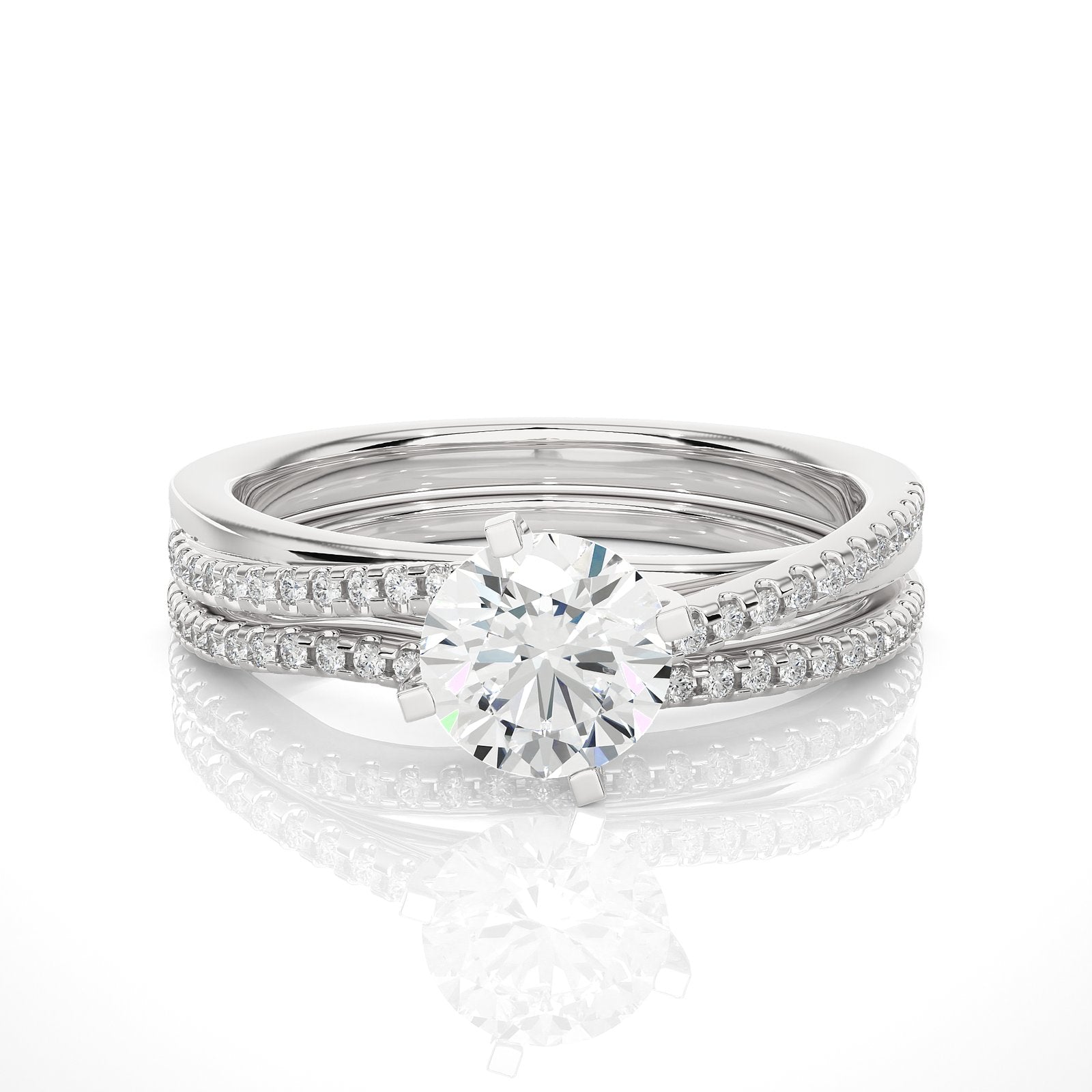 Solitaire Ring RV_RD_162 - WG