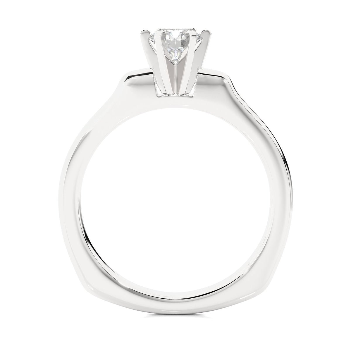 Solitaire Ring RS_RD_140 - WG