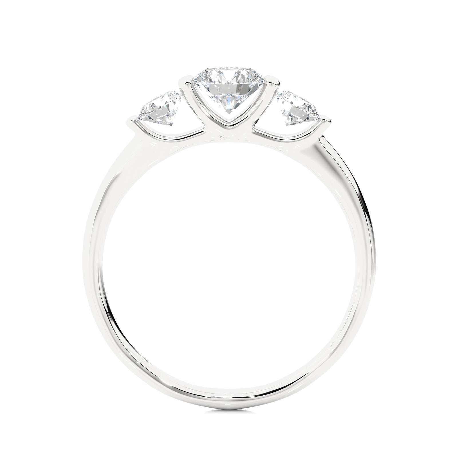Solitaire Ring R3_RD_164 - WG