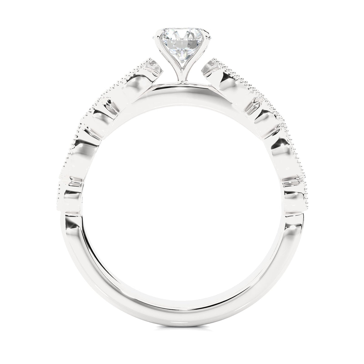 Solitaire Ring RV_RD_100 - WG