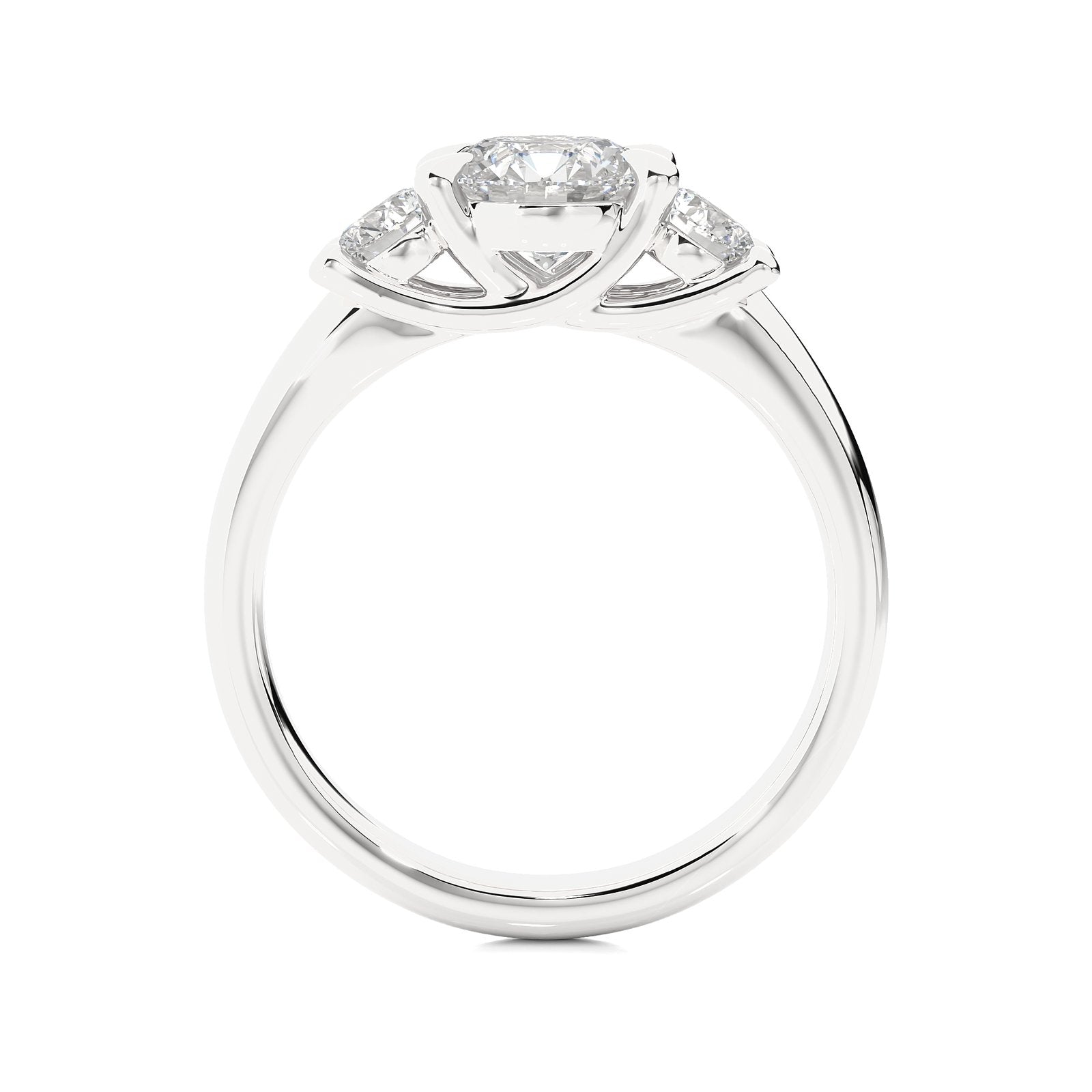 Solitaire Ring R3_RD_138 - WG