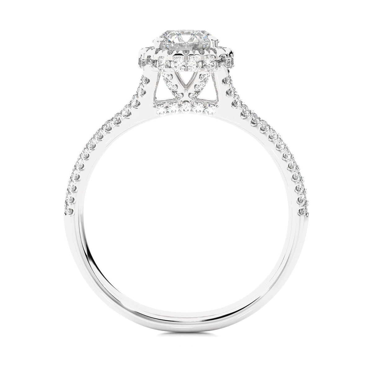 Solitaire Ring RH_RD_242 - WG
