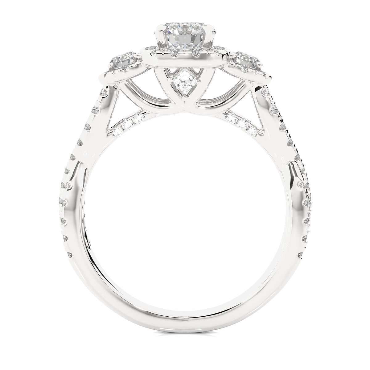 Solitaire Ring R3_RD_172 - WG