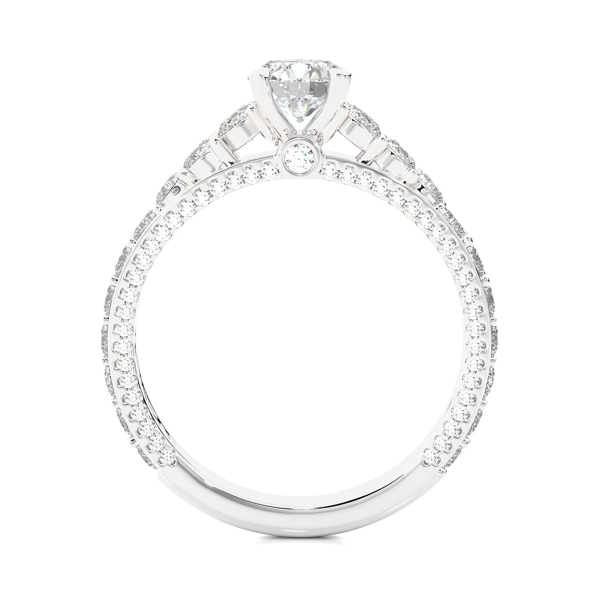 Solitaire Ring RV_RD_129 - WG
