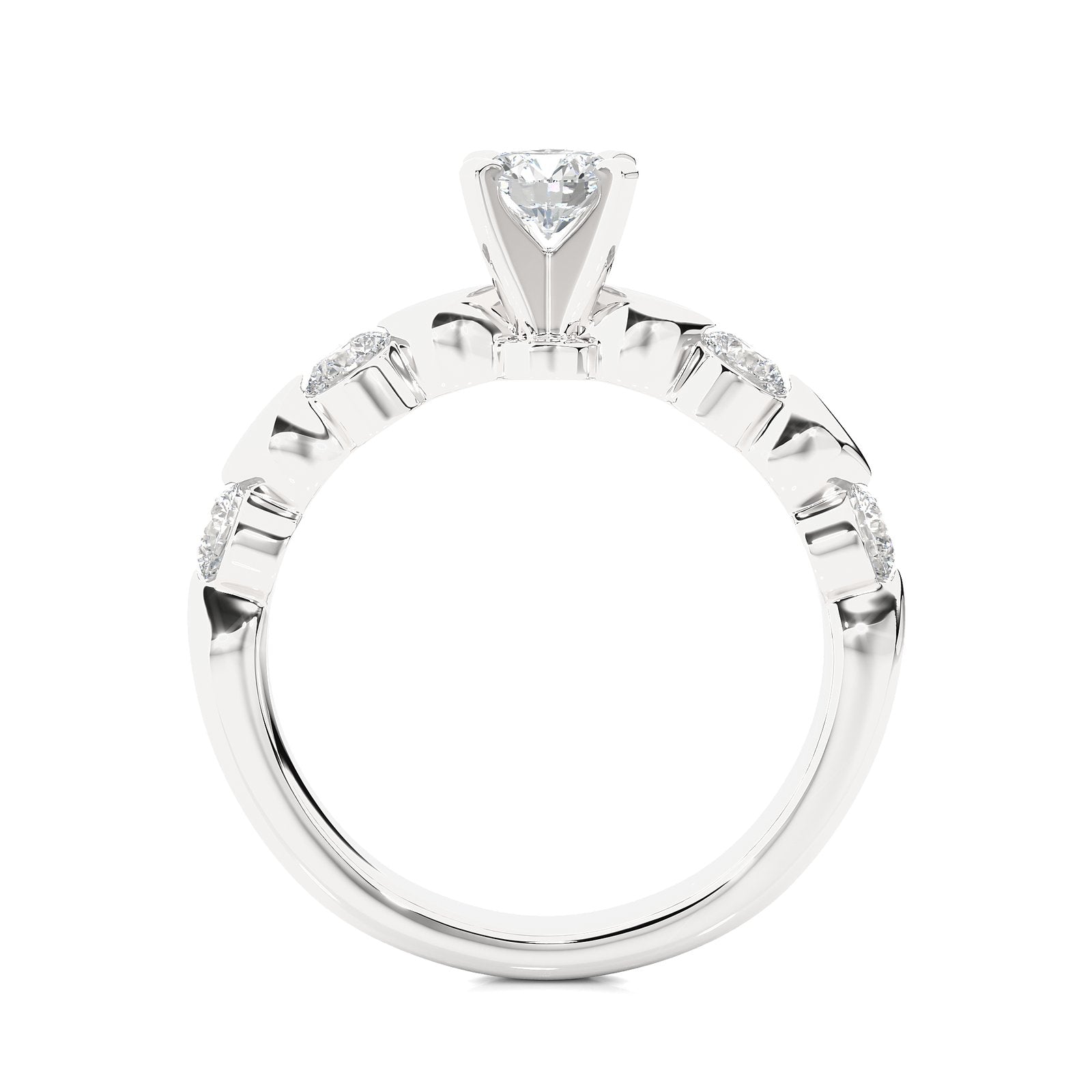 Solitaire Ring RC_RD_263 - WG