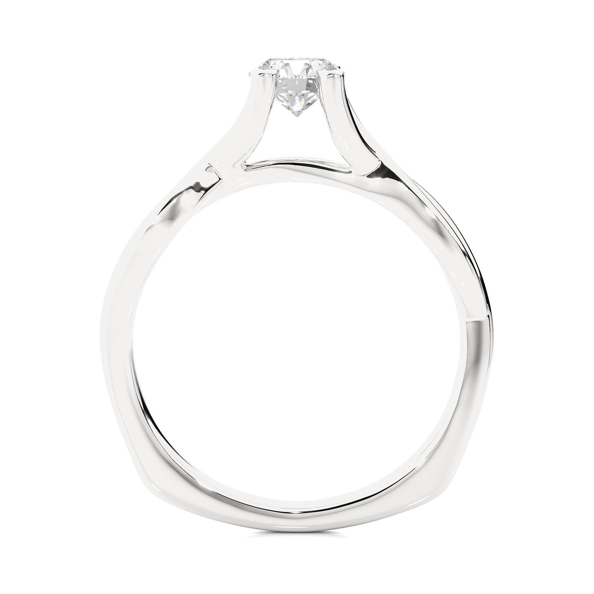 Solitaire Ring RS_RD_160 - WG