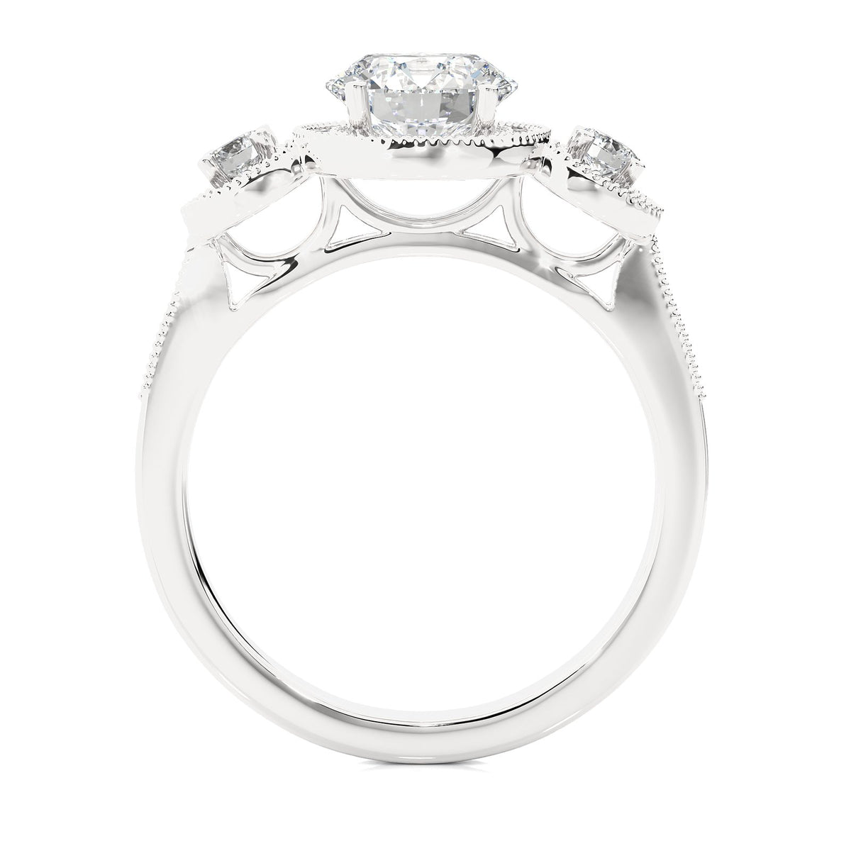 Solitaire Ring R3_RD_108 - WG
