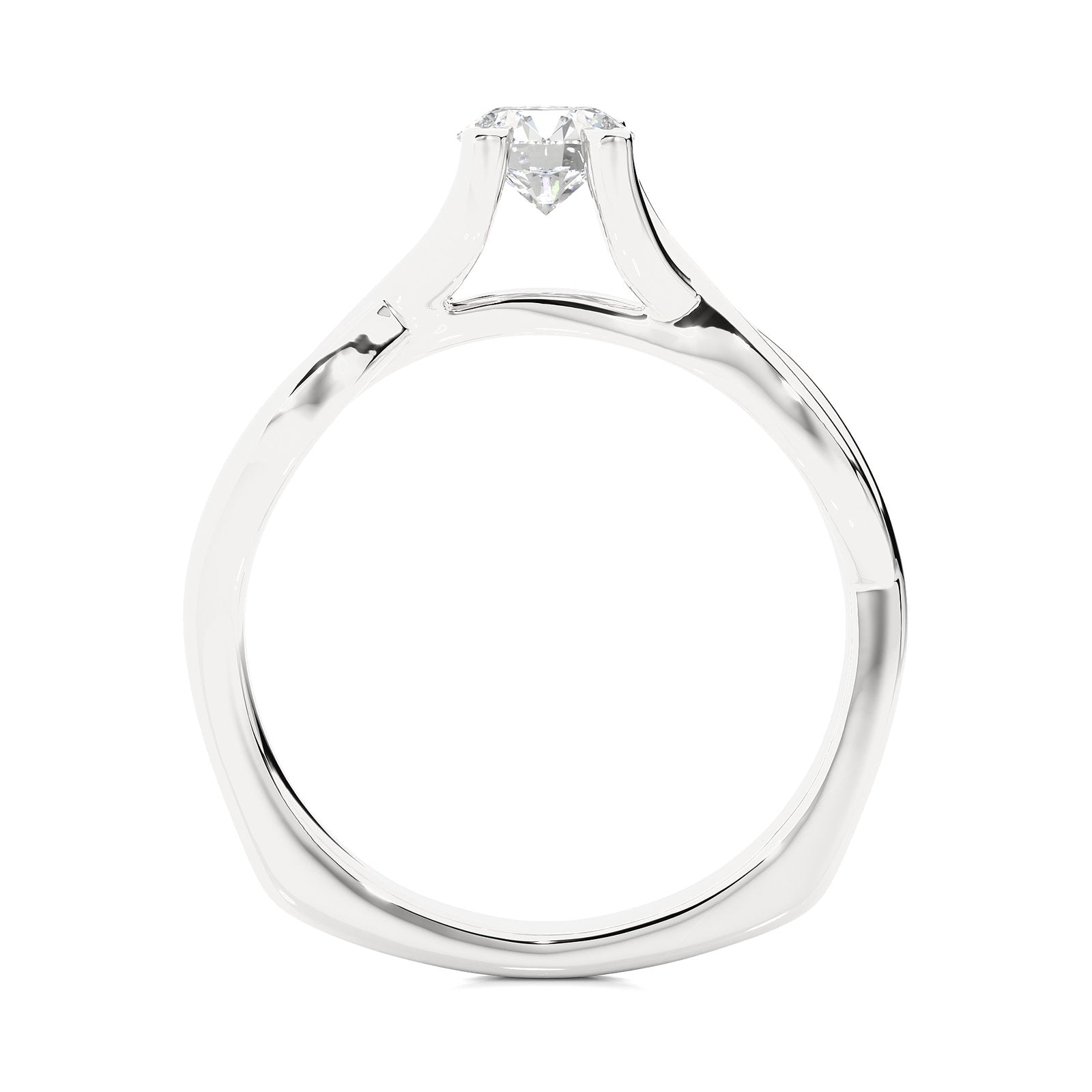 Solitaire Ring RS_RD_160 - WG