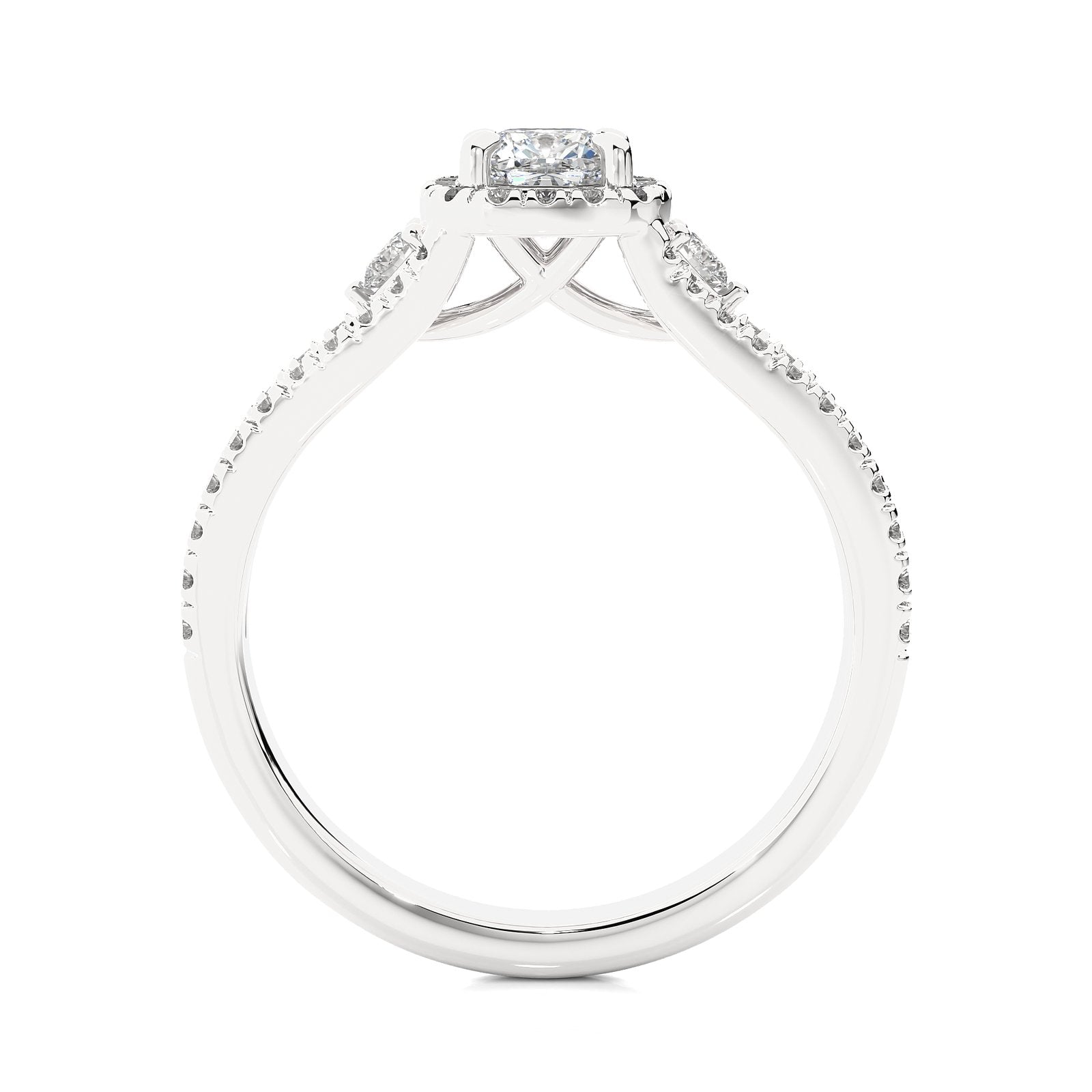 Solitaire Ring R3_RD_174 - WG