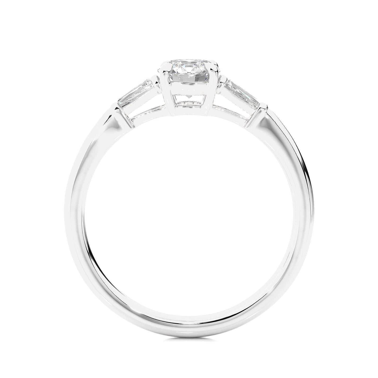 Solitaire Ring R3_RD_117 - WG