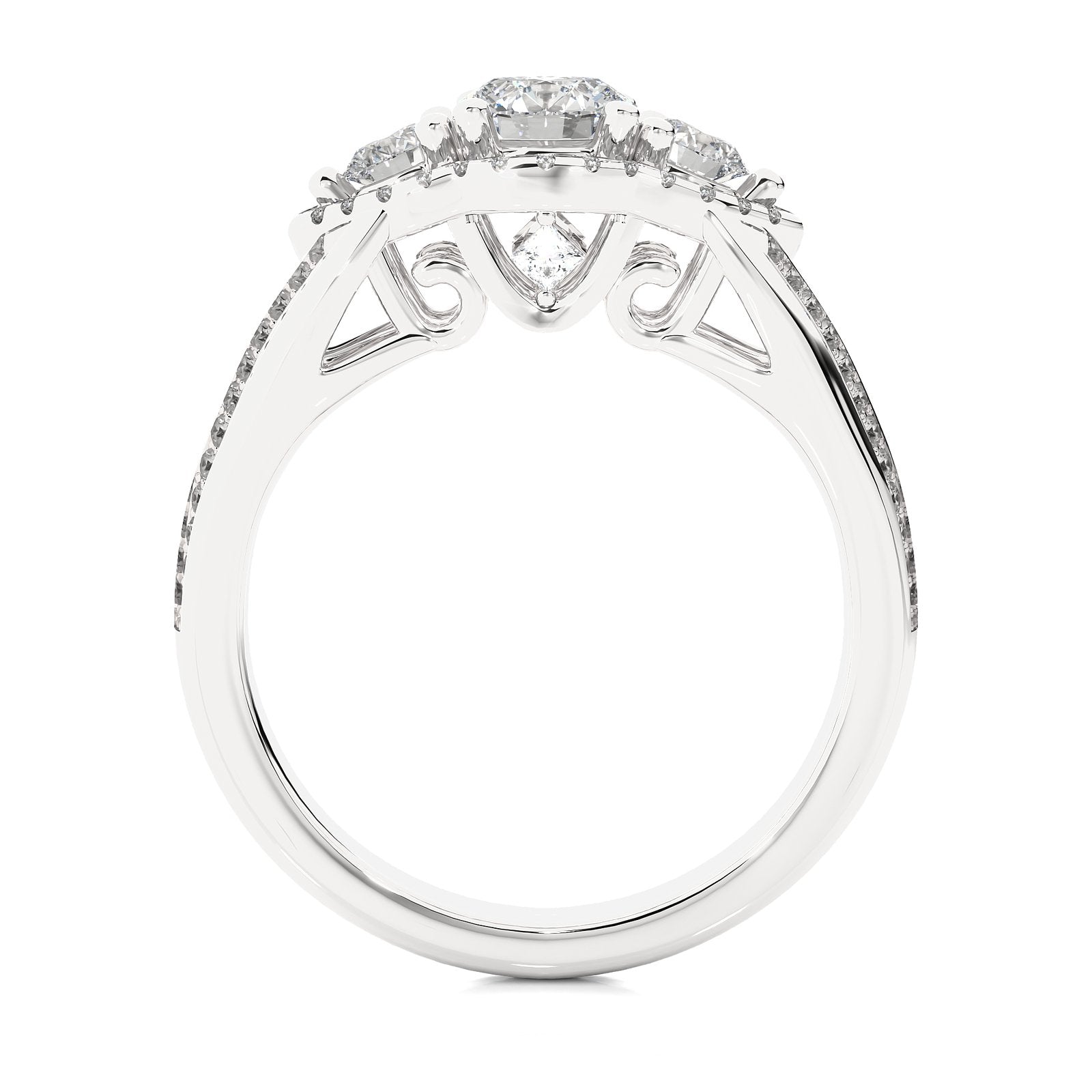 Solitaire Ring R3_RD_173 - WG