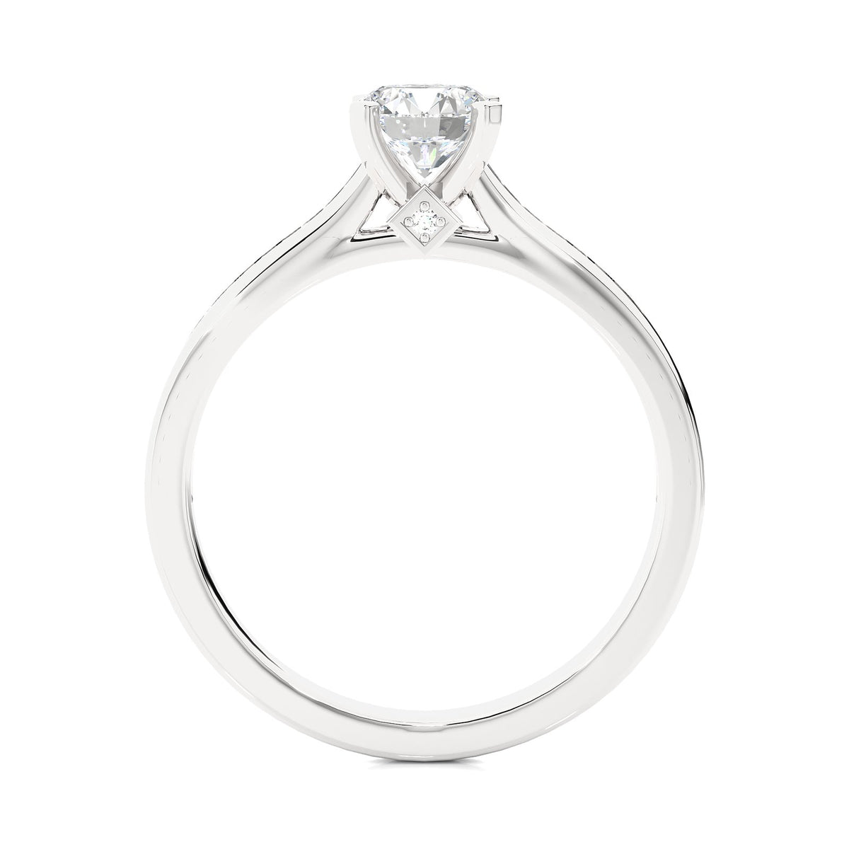 Solitaire Ring RC_AS_229 - WG