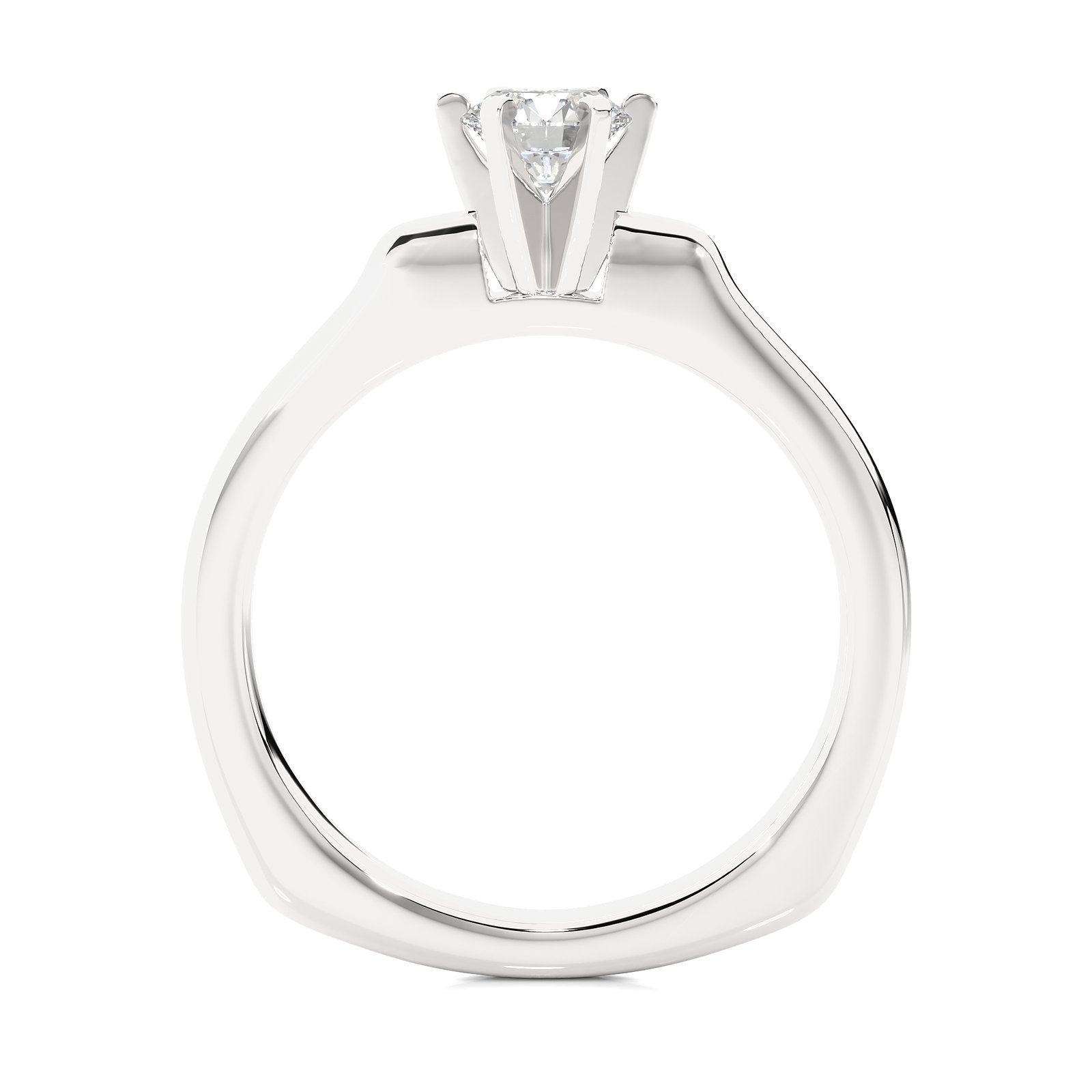 Solitaire Ring RS_RD_140 - WG