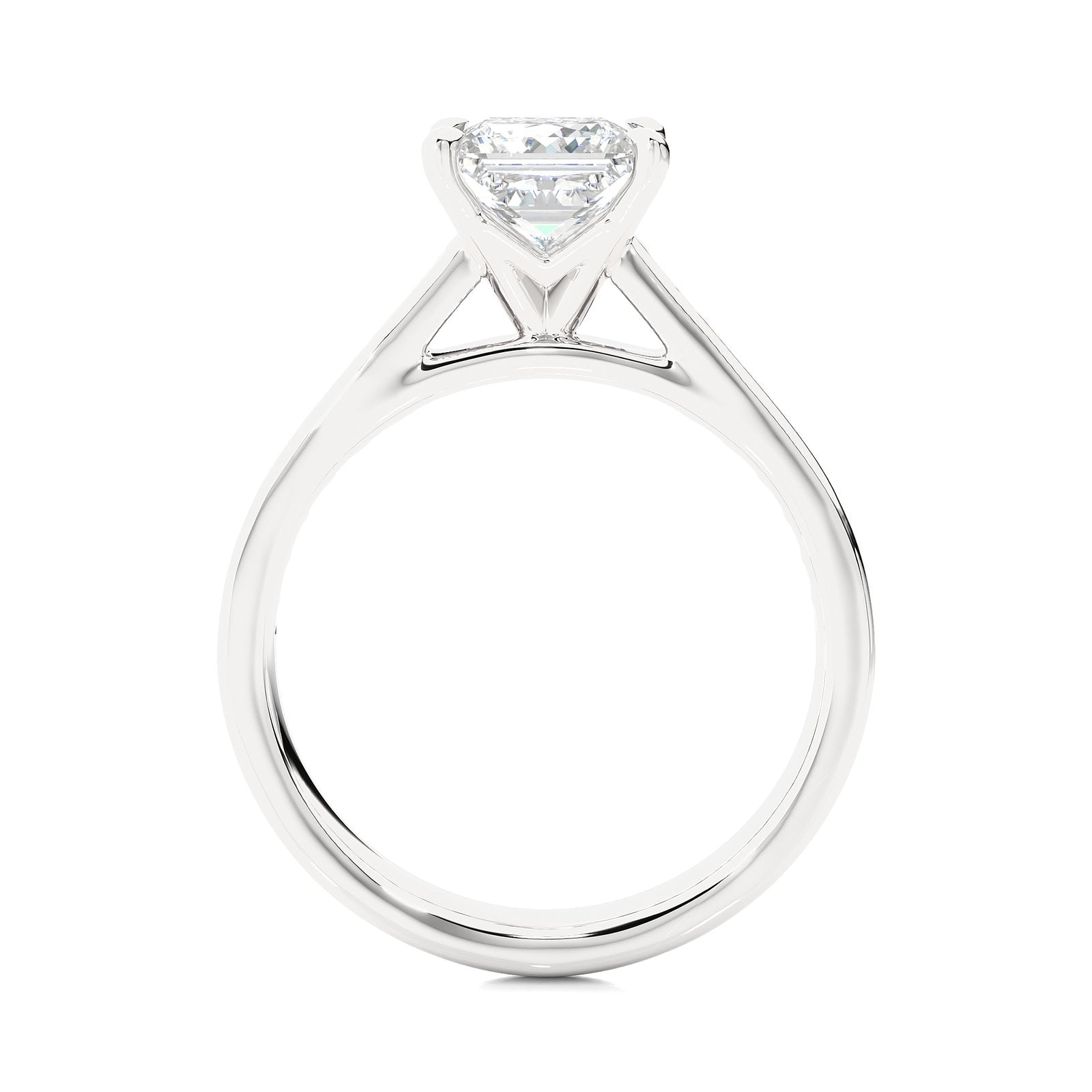 Solitaire Ring RC_PR_256 - WG
