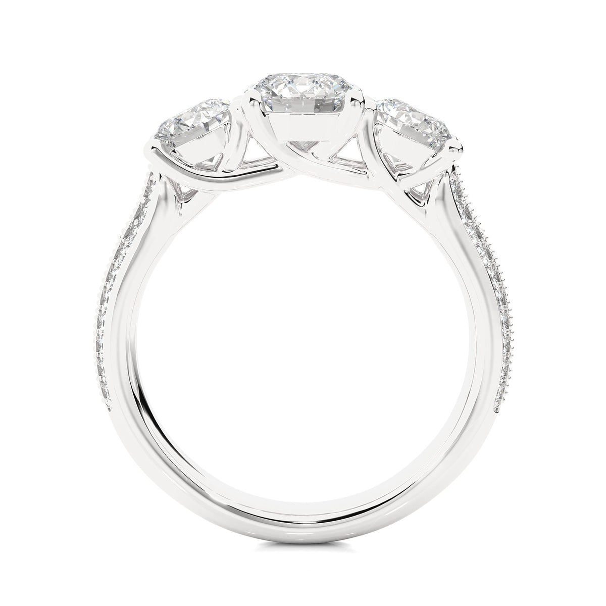 Solitaire Ring R3_RD_137 - WG